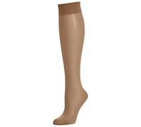 Wolford Women's Individual 10 Knee-Highs Tights, 10 DEN, Beige (Beige Caramel), Small (Size: S)