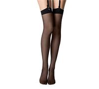 Wolford Women's Individual 10 Stockings, 10 DEN, Black, Medium (Manufacturer Size:M)