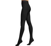 Wolford Women's Mary Cotton Rib Tights - Black - Comfort Waist Band - Opaque Finish - 70 Denier - S