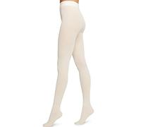 Wolford Women's Mary Cotton Rib Tights - Ecrue - Comfort Waist Band - Opaque Finish - 70 Denier - XS