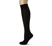 Wolford Women's Merino Knee-High Socks, Black (Black 7005), L