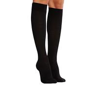Wolford Women's Merino Knee-Highs Lined Tights, Black, Medium (Manufacturer Size: M)