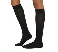 Wolford Women's Merino Knee-Highs Lined Tights, Black, Small (Manufacturer Size: S)