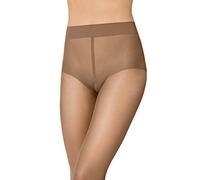 Wolford Women's Pure 10 Lined 10 DEN Tights, Brown (Beige Caramel), X-Large