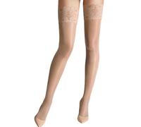 Wolford Women's Satin Touch 20 Stay-Up Lined 20 DEN Tights, Beige (Cosmetic), X-Small (Manufacturer Size: X-Small)