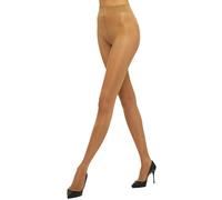 Wolford Womens Satin Touch Sheer Shimmer 20 Denier Tights - Caramel Beige