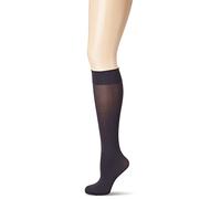 Wolford Women's Velvet de Luxe 50 Knee-Highs Tights, 50 DEN, Blue (Admiral), Small (Size: S)