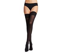 Wolford Women's Velvet de Luxe 50 Stay-Up Tights, 50 DEN, Black, Large (Size:L)