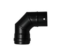 Wolfpack 22013110 - Elbow Pipe for Pellet Stove (Diameter 80 mm, 90 °)