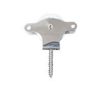 Wolfpack 5121605 - Stainless Steel Clothesline, 40 mm, Pulley with Anchor Bolts, Grey.