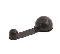 WOLFPACK 5320302 - Adhesive Door Stop with Brown Restrainer