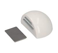 Wolfpack 5320341 - Adhesive Door Stopper with Magnetic retainer, White