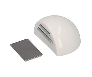 Wolfpack 5320341 - Adhesive Door Stopper with Magnetic retainer, White