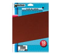 Wolfpack 9020008 Water Sandpaper 400 Grit (Pack of 10 Sheets)