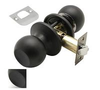 Wolfpack - Black Simple Hallway Doorknob