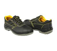 WOLFPACK LINEA PROFESIONAL Men's Zapatos Seguridad Piel Negra Nº Wolfpack S3 Leather No. 41 Clothing, Safety Shoes, Work Boots, Black/White, 32 EU 3X-Estrecho