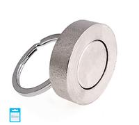 WOLFPACK LINEA PROFESIONAL 5411180 Magnet Wolfpack Neodymium Round 3 cm.Ø with Ring, Multicoloured, único