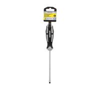 WOLFPACK LINEA PROFESIONAL Stamped Flat Screwdriver S2 Steel Handle TPR Bi-Material. 1.0 Ø 5.5 x 125 mm