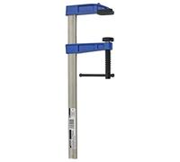 WOLFPACK Professional Turnstile Clamp Vise, 50x300mm, Multicoloured, Ideal for Industrial Work