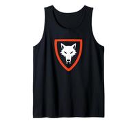 Wolfpack Renegades Medieval Castle Knight Shield Design Tank Top