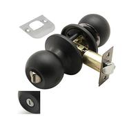 Wolfpack - Wolfpack Black Bathroom Doorknob with Seal