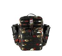 WOLFpak 25L Athletic Gym Backpack (Until Forever) Durable 1000D Waterproof Oxford Material w/MOLLE Webbing, Laptop Pocket & Dual Cup Holders, Durable Fitness/Travel/Military Daypack