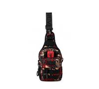 WOLFpak 4L Mini Tactical Sling Bag (Rock & Reaper) Compact Crossbody Backpack for Gym, Travel & EDC | Tactical Shoulder Bag with Multiple Pockets - Lightweight, Durable Sling Pack for Men & Women