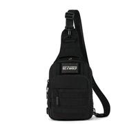 WOLFpak 9L Tactical Sling Bag for Concealed Carry, EDC | Everday Crossbody Daypack, Alpha Black, S