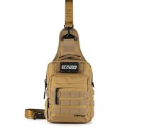 WOLFpak 9L Tactical Sling Bag for Concealed Carry, EDC | Everday Crossbody Daypack, Khaki, 9L, Sling