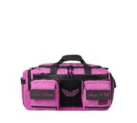 WOLFpak Perfect Duffle Bag - Tactical Gym Bag w/Hardshell Base 1000D Waterproof |Travel Carry-On with Shoe Compartment, Dual Cup Holders, Deathwing Pink, 30L US, Duffle
