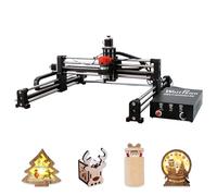 WolfPawn UltraSimple XL Upgraded CNC Router Machine for Woodworking All Metal Palm Router Spindle 3Axis Grbl Conrol Milling Machine for Wood Aluminum Working Area 39.4"*39.4"*4.3" (Without Spoilboard)