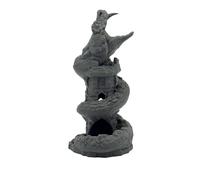 Wolfprint Basilisk Dice Tower | DND Dice Tower Tabletop RPG P&P DSA Fantasy Dungeons Dragons
