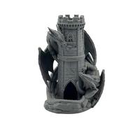 Wolfprint Dragon Dice Tower | DND Dice Tower Tabletop RPG P&P DSA Fantasy Dungeons Dragons