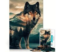Wolfs Domain 1000 Piece Puzzle For Teenagers Mind Skill Play Laser Cut for Flawless Fit Relaxing Indoor Group Activity (38x26cm)