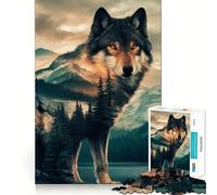 Wolfs Domain Adults 1000 Pieces Puzzle Mental Focus Game Premium Laser Cut Quality Family Fun Night Activity (38x52cm)