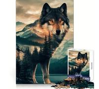 Wolfs Domain Jigsaw Puzzles for Adults 1000 Piece Mental Exercise Mindful Leisure Snug Lock (38x26cm)