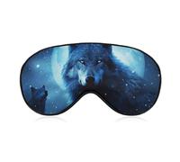 Wolfs Eye Masks Sleeping Detachable Breathable Eye Cover Soft Block Light Sleep Mask for Women Men, Relaxing Pressure Night Blindfold