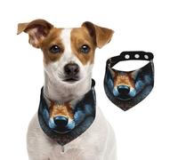 Wolf's Head Dog Bandana, Adjustable for Boys and Girls,Suitable for Cats and Dogs Pet Accessories