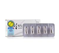 WOLFTEETH 5 Pack Genuine 2.0 ohm Dual Coil Atomizer Core Coil Head Replacement | GS H2S Clearomizer Atomizer Atomiser Compatible Replaceable Core | Nicotine Free 1189