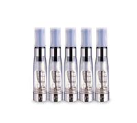 WOLFTEETH 5 x Electronic Shisha Pipe CE4 Clearomizer 510 Ego Thread E Cigarette 1.6ml Vapor Atomizer Replacement 108001(Transparent White/Nicotine Free)