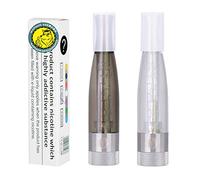 WOLFTEETH Genuine 2 X Electronic Shisha Pipe GS H2 Coil Clearomizer Ego T E Cigarette Vapor Atomizer Atomiser | 1.5ML | Replaceable Core | Clear White+Black/Nicotine Free 111002