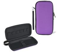 Wolfteeth Smell Proof Hard EVA Travel Case for Battery Pen Pods Charger, Portable Storage Pouch with Odor Resistance, Durable Protective Holder (Purple, Empty Case Only)