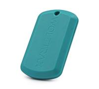 WOLFTRAX GPS Tracker Tag | Works with Apple Find My & Google Hub | Bluetooth Tracker Smart Tag with Long Battery Life | UK Made Item Finders For Keys, Wallet, Bike, Privacy-Focused Tracking Tag - Blue