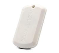 WOLFTRAX Tracker Tag | Works with Apple Find My & Google Hub | UK Made | Item Finders For Key, Wallet, Bike | Privacy Focus Tracking Tag | Bluetooth Tracker Smart Tag with Long Battery Life (White)