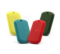 WOLFTRAX Tracker Tag | Works with Apple Find My & Google Hub | UK Made | Item Finders For Key, Wallet, Bike | Privacy Focus Tracking Tag | Bluetooth Tracker Smart Tag with Long Battery Life (4 Pk)