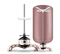 WolFum Dryer Electric Clothes Drying Rack Compact Tumble Home Quiet 900W Fast Drying 15kg Load-Bearing Warm Air Sterilization Mites Household (Color : Coffee Color)