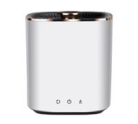 WolFum Mini Portable Washing Machine Automatic Dormitory Travel Underwear Washing Machine 2.5L Capacity (Color : Wit)