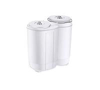 WolFum Mini Portable Washing Machine Twin Tub Washer and Dryer Compact Machine Clothes Washer Mini Laundry Machine Baby Cloth Washing