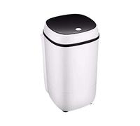 WolFum Mini Washing Machine Portable Personal Rotating Ultrasonic Turbines Washer Convenient Laundry for Travel Home Business Trip (Color : Argento)