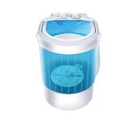WolFum Portable Washer Mini Washing Machine, Smallc Compact Washing Machine with Timer Control Single Translucent